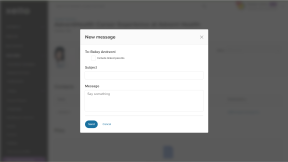 The Send message modal. There is a checkbox to include linked parents, a subject line, and room to enter a message.